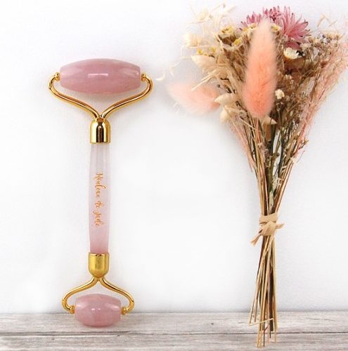 Rouleau de Jade Quartz Rose