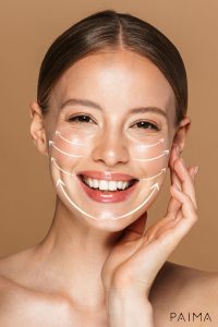 Paima massage du visage nez lèvres menton